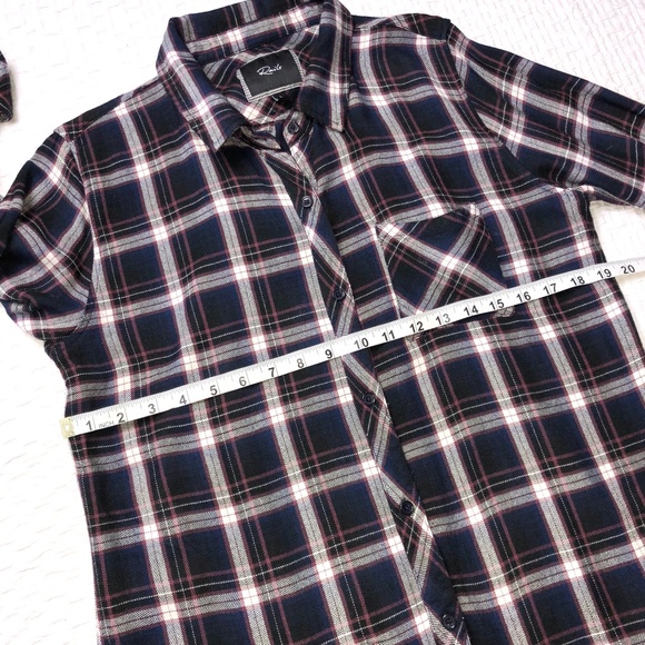 Rails Plaid Button Down Long Sleeve Shirt … - Picture 7 of 8